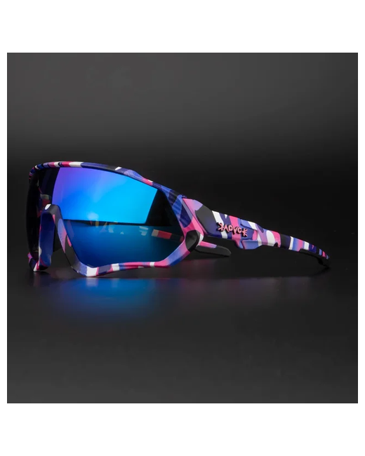 Kapvoe Солнцезащитные очки Очки спортивные унисекс для велосипеда туризма бега лыжероллеров лыж очки/KE9408-38 розовый
