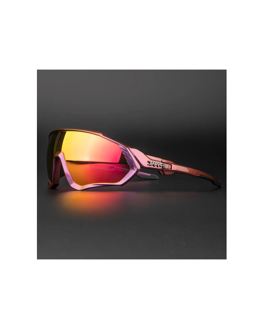 Kapvoe Солнцезащитные очки Очки спортивные унисекс для велосипеда туризма бега лыжероллеров лыж очки/KE9408-27 красный
