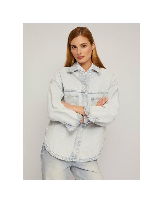 Zolla Куртка-рубашка Джинсовая размер
