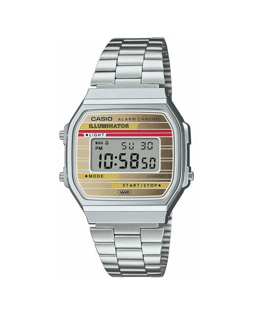 Casio Наручные часы Vintage A168WEHA-9A бежевый серебряный