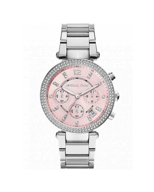 Michael Kors Наручные часы серебряный розовый