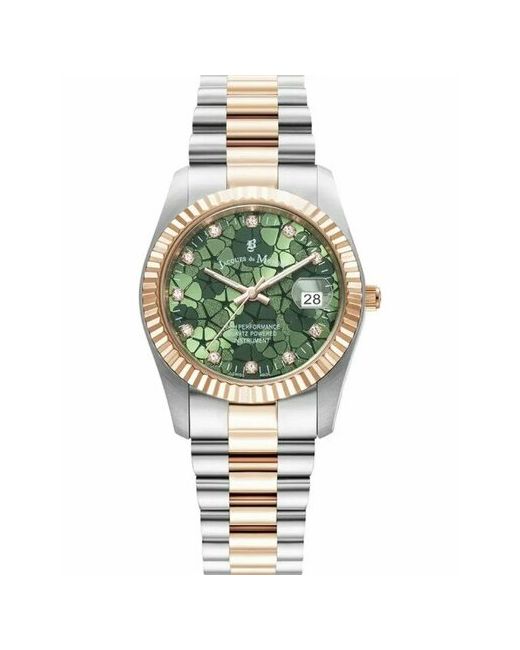Jacques du Manoir Наручные часы JWL02604 серебряный зеленый