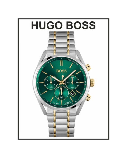 Hugo Наручные часы Champion HB1513878 серебряный зеленый