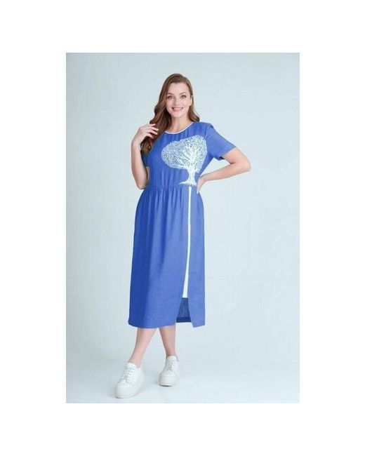 smolstyle Платье размер 54 синий