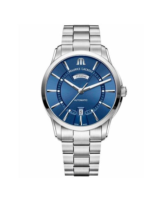 Maurice Lacroix Наручные часы PT6358-SS002-430-1 серебряный синий
