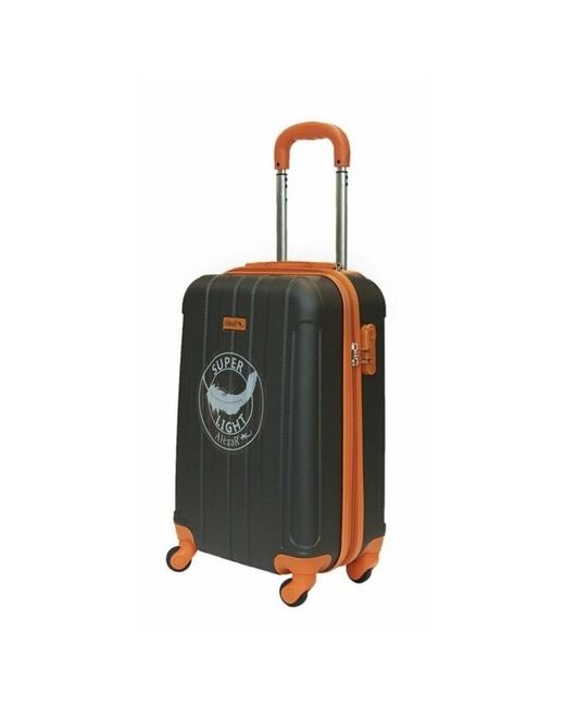 Alezar Чемодан маленький чемодан с оранжевой молнией 004 размер