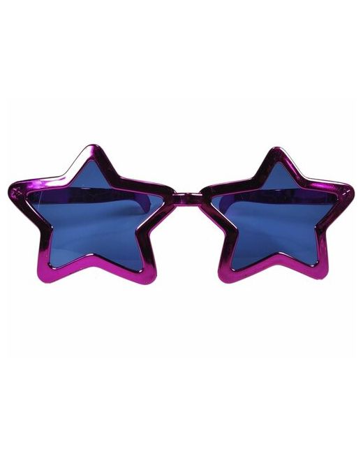 игрушка-праздник Карнавальные очки-гиганты Звезды металлик