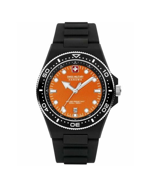 Swiss Military Hanowa Наручные часы черный оранжевый