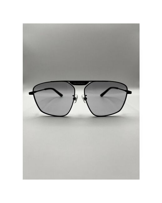 Balenciaga Солнцезащитные очки серебряный серый