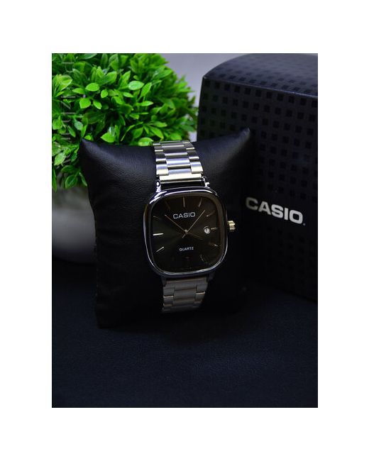 Casio Наручные часы серебряный черный