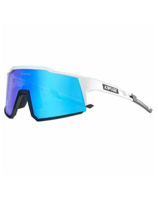 Kapvoe Солнцезащитные очки Очки спортивные унисекс для бега велосипеда туризма синий