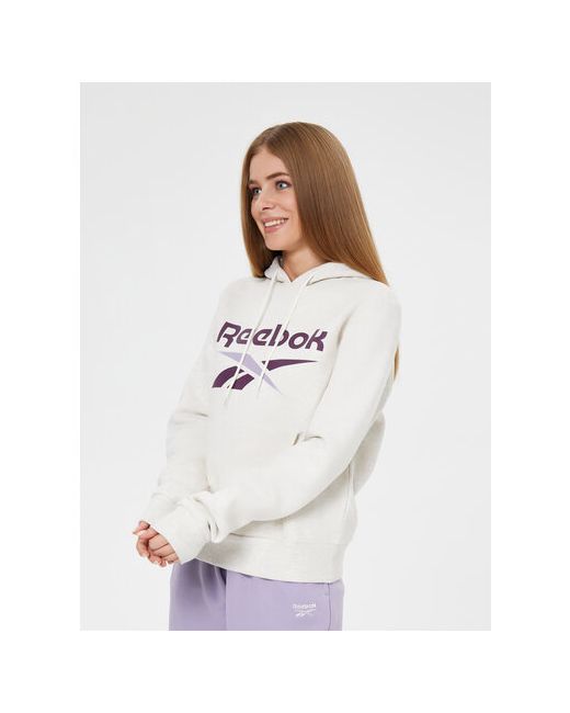 Reebok Худи спортивное RI BL FLEECE HOODIE размер бежевый