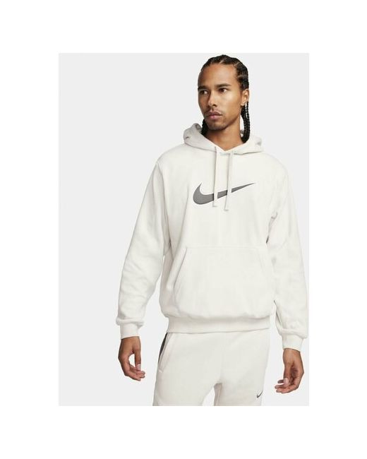 Nike Худи спортивное M NSW SP HOODIE POLAR FLEECE размер white