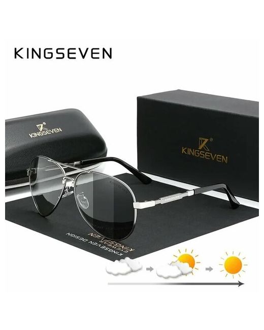 Kingseven Солнцезащитные очки черный/
