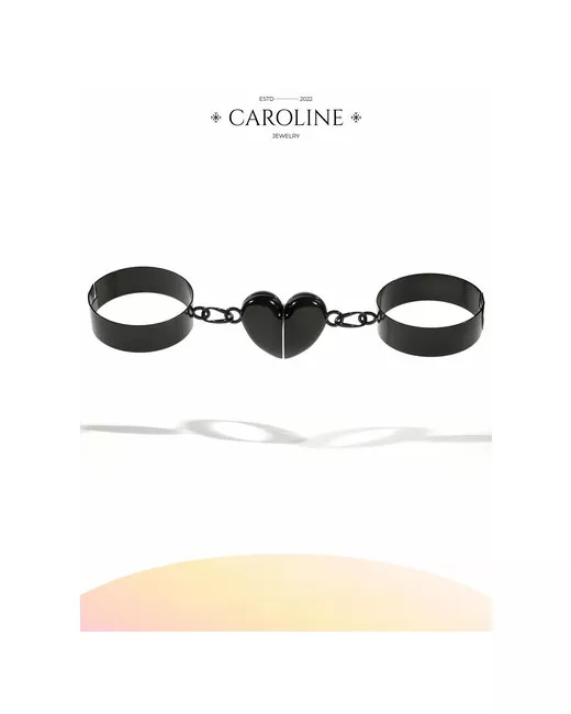 Caroline Jewelry Кольцо на два пальца металл безразмерное
