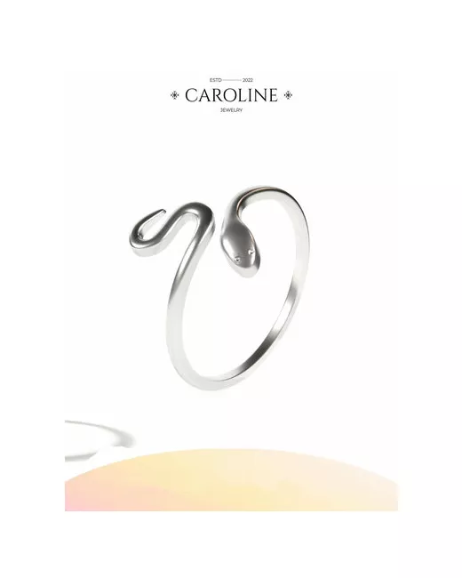 Caroline Jewelry Кольцо безразмерное серебряный