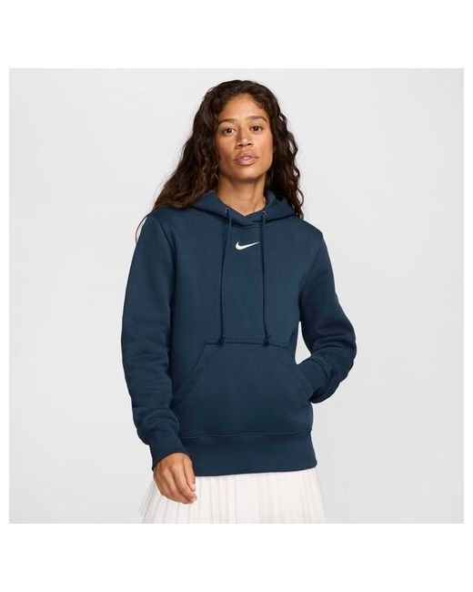 Nike Худи спортивное Sportswear Phoenix Fleece размер темно-синий