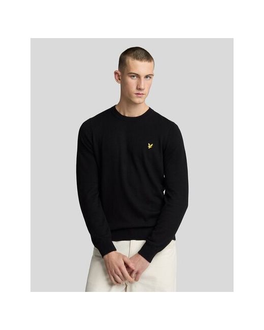 Lyle&Scott Джемпер Cotton Merino Crew Neck Jumper размер XXL оникс