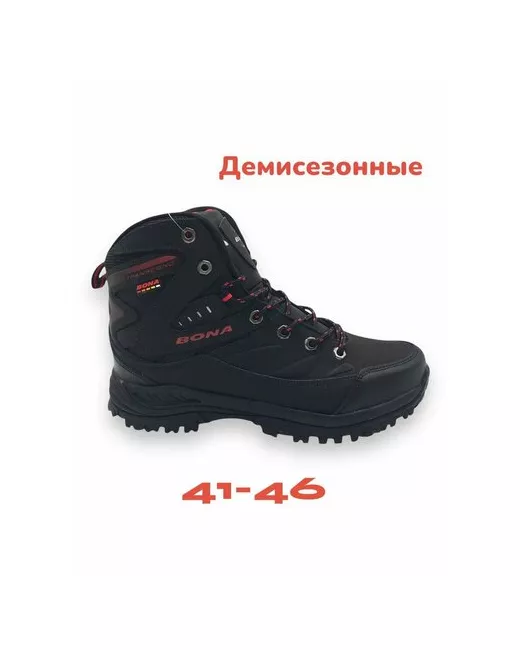 Bona Кроссовки размер черный/красный