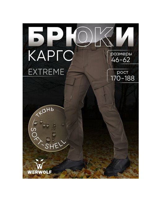 Werwolf Брюки утеплённые Весна-лето 2025 размер 58/170-176 Olive