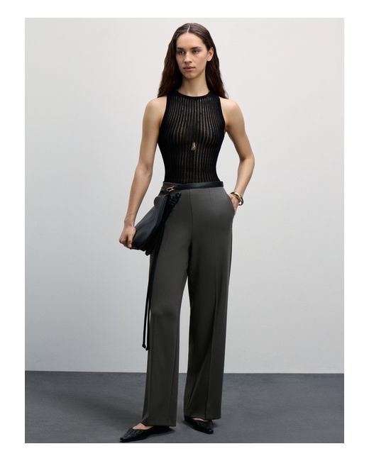 Zarina Широкие брюки с эластичной талией