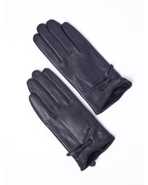 Zolla Утеплённые кожаные перчатки с флисом