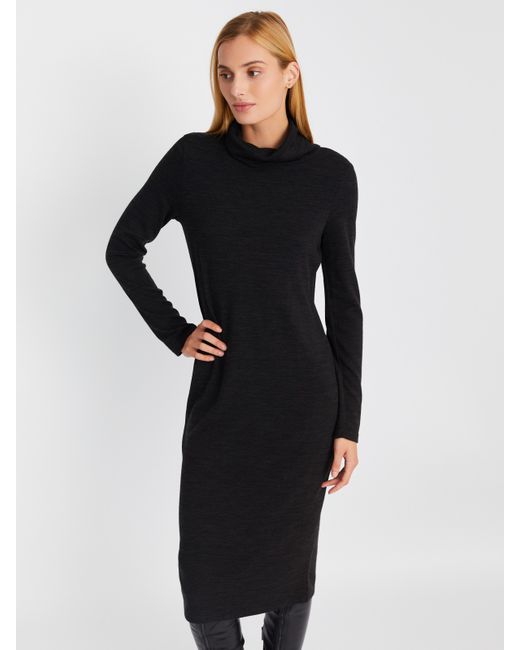 Zolla Трикотажное платье-свитер длины миди с высоким горлом