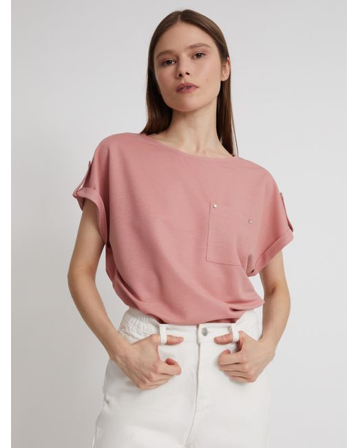 Zolla Блузка-футболка с коротким рукавом