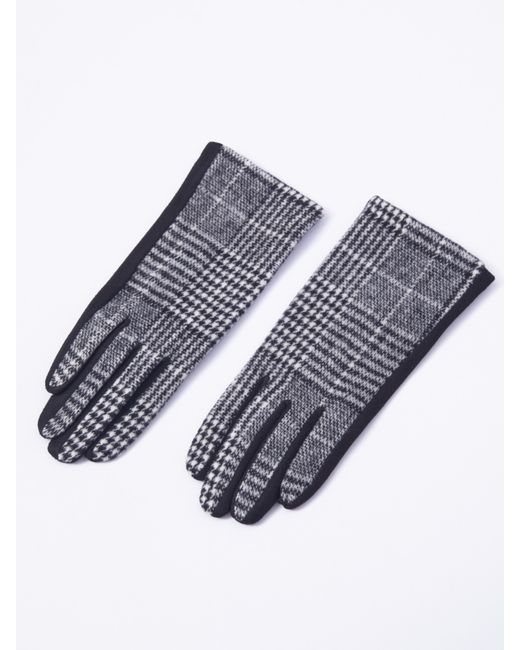 Zolla Утеплённые текстильные перчатки в клетку с функцией Touch Screen