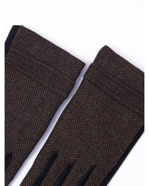 Zolla Тёплые тканевые перчатки из шерсти с экомехом и функцией Touch Screen