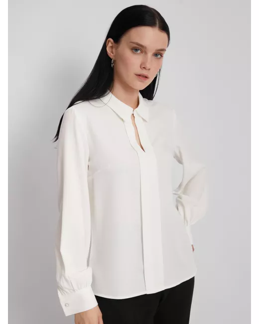Zolla Офисная блузка с фигурным вырезом