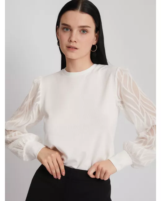 Zolla Топ-блузка с акцентными рукавами