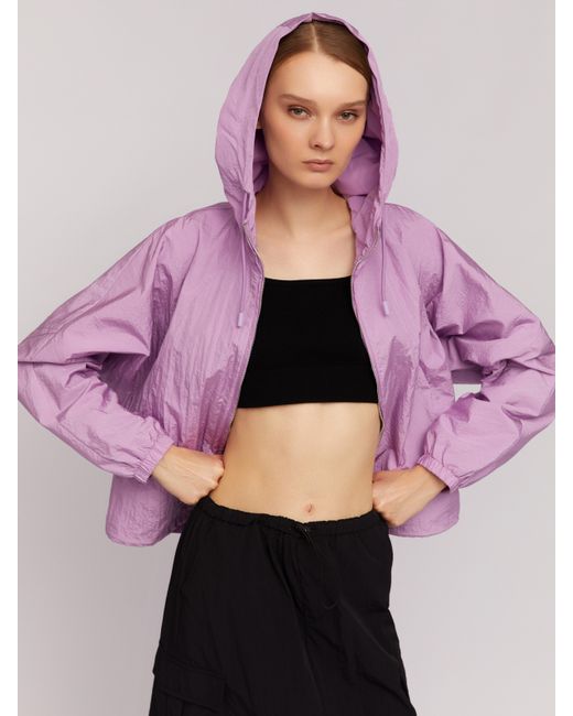 Zolla Куртка-ветровка с капюшоном в спортивном стиле